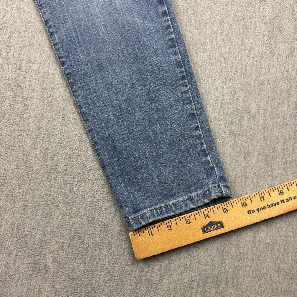 Levis Jeans Womens 27x27 Blue Boyfriend Denim Mid-Rise Pants Classic Straight - Picture 11 of 15